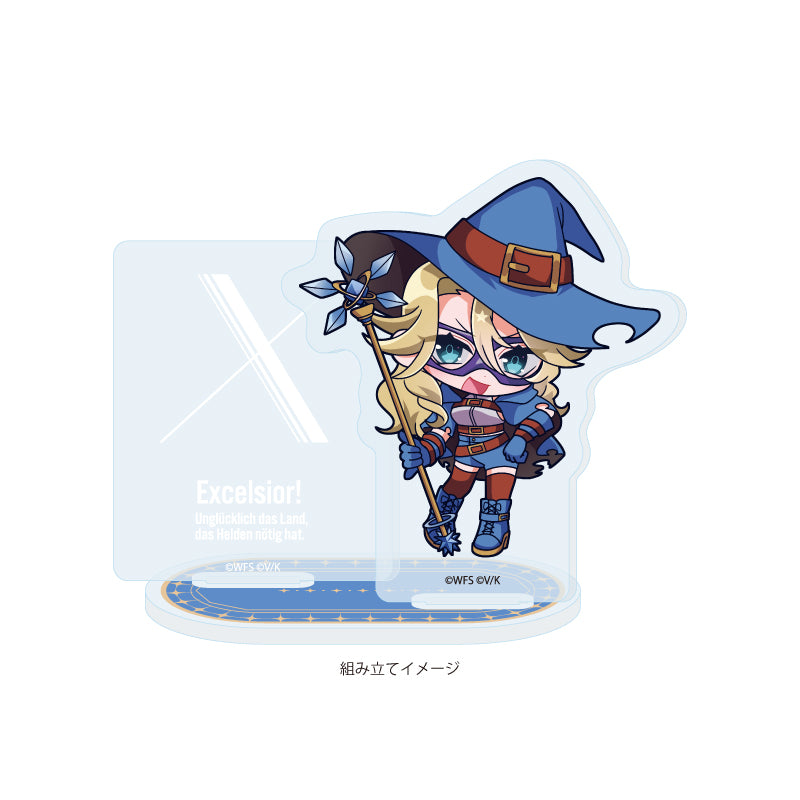 アクリルスタンドプレート ヘブンバーンズレッド 08 キャロル・リーパー(ミニキャライラスト)【予約商品】
