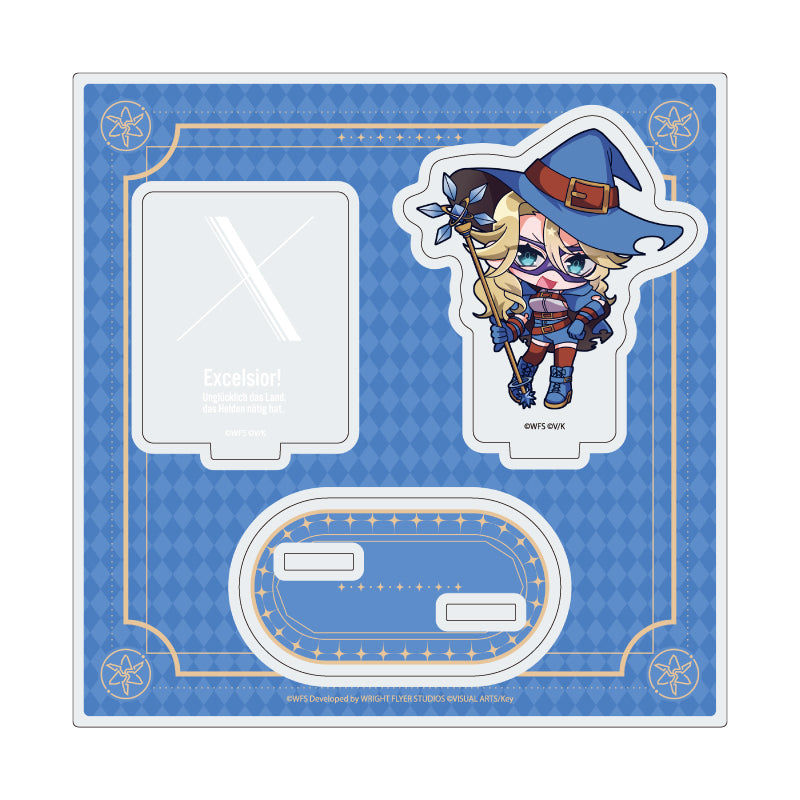 アクリルスタンドプレート ヘブンバーンズレッド 08 キャロル・リーパー(ミニキャライラスト)【予約商品】