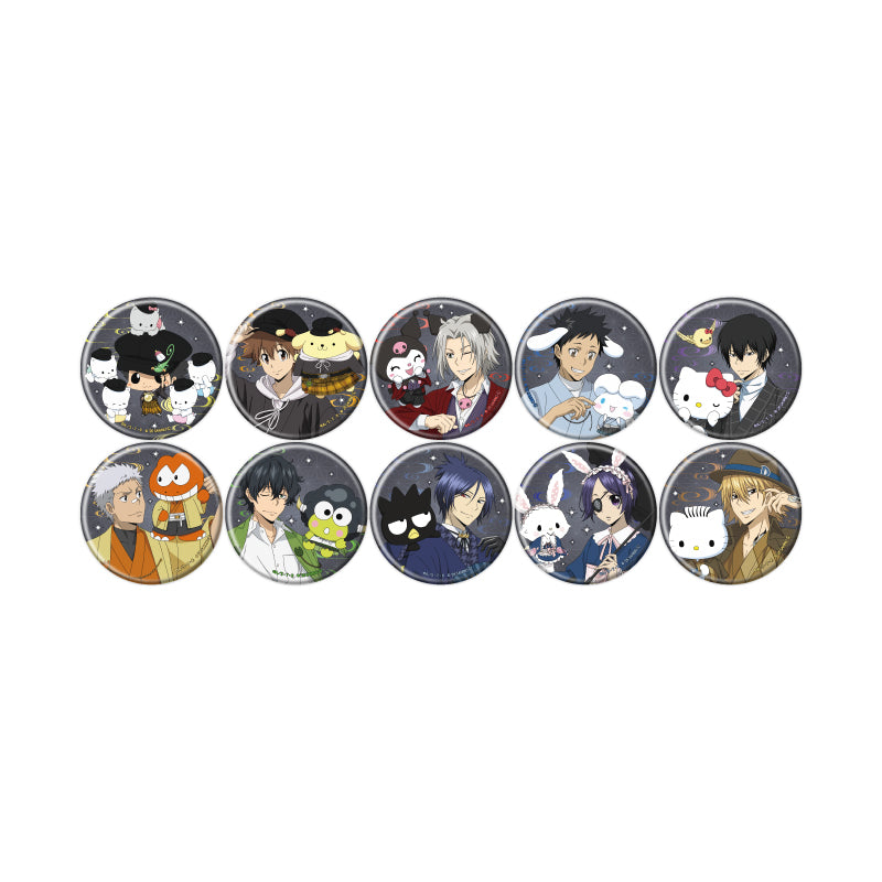 【Box/10】缶バッジ57ミリ 家庭教師ヒットマンREBORN!×SANRIO CHARACTERS 08 コラボイラスト【予約商品】