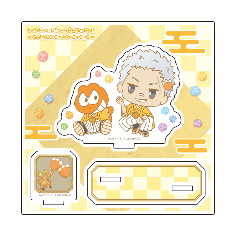 アクリルスタンドプレート 家庭教師ヒットマンREBORN!×SANRIO CHARACTERS 16 笹川了平×ウィアーダイナソアーズ!(コラボイラスト)【予約商品】
