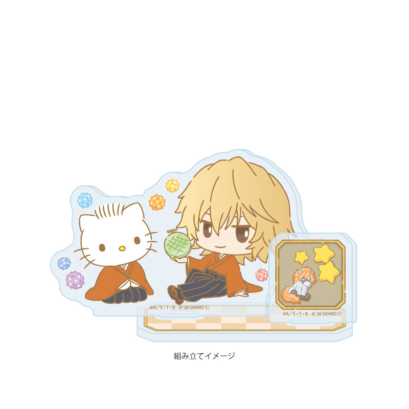 アクリルスタンドプレート 家庭教師ヒットマンREBORN!×SANRIO CHARACTERS 20 ディーノ×ディアダニエル(コラボイラスト)【予約商品】