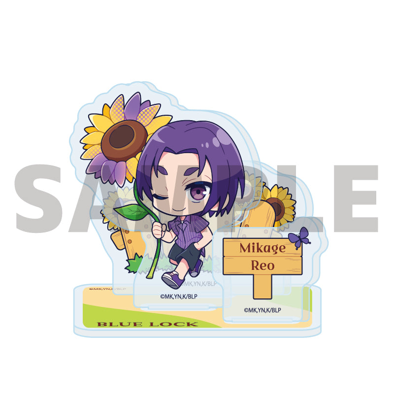 アクリルスタンドプレート ブルーロック 19 御影玲王 カラフルサンフラワーVer.(ミニキャライラスト)【予約商品】