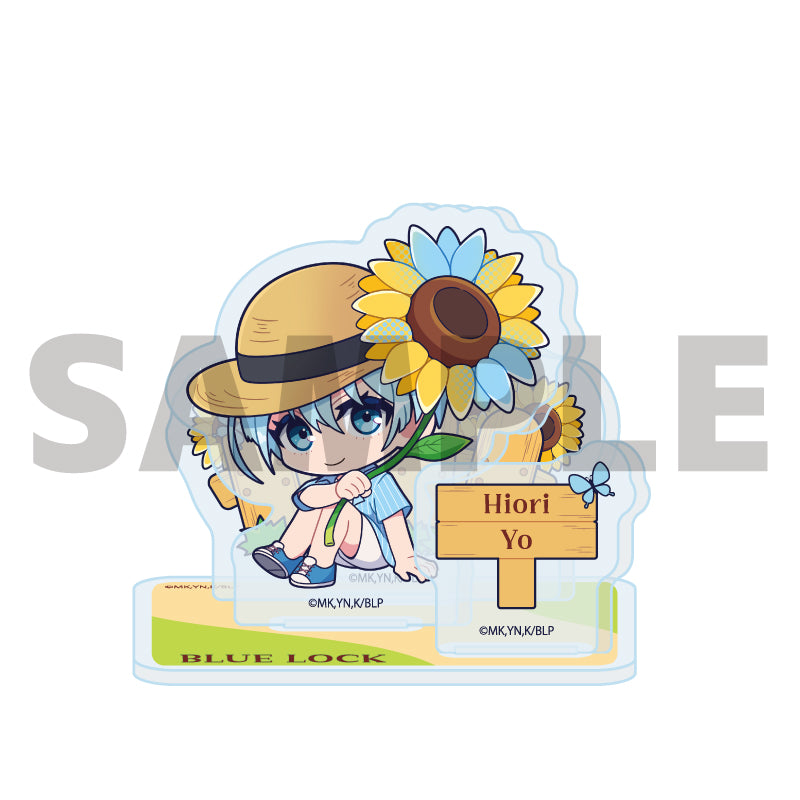 アクリルスタンドプレート ブルーロック 20 氷織羊 カラフルサンフラワーVer.(ミニキャライラスト)【予約商品】