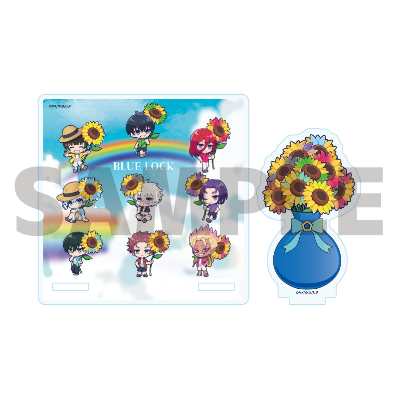 アクリルコースタースタンド ブルーロック 06 集合デザイン カラフルサンフラワーVer.(ミニキャライラスト)【予約商品】