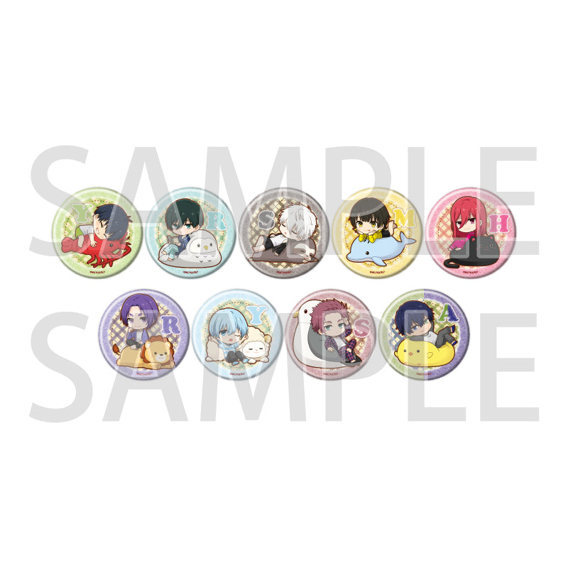 【Box/9】缶バッジ ブルーロック 12 アニマルクッションVer.(ミニキャライラスト)【予約商品】
