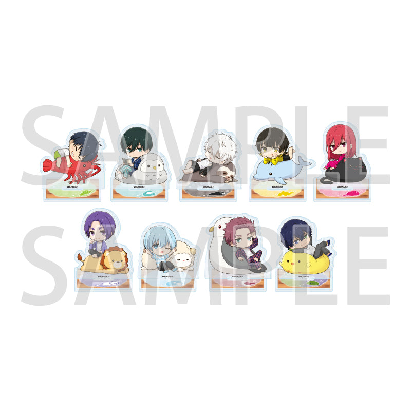 【Box/9】アクリルぷちスタンド ブルーロック 34 アニマルクッションVer.(ミニキャライラスト)【予約商品】