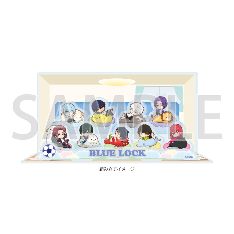 アクリルジオラマ ブルーロック 12 集合デザイン アニマルクッションVer.(ミニキャライラスト)【予約商品】