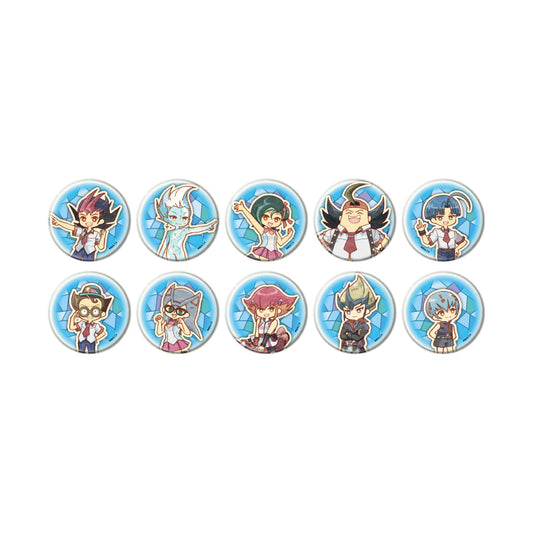 【Box/10】缶バッジ 遊☆戯☆王ZEXAL 10 レトロアートイラスト【予約商品】