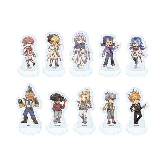 【Box/10】アクリルぷちスタンド 遊☆戯☆王ZEXAL 08 レトロアートイラスト【予約商品】