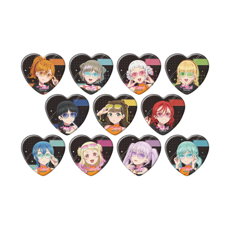 【BOX/11】ハート型缶バッジ ラブライブ!スーパースター!! 09 ロックテイストVer.(描き下ろしイラスト)【予約商品】
