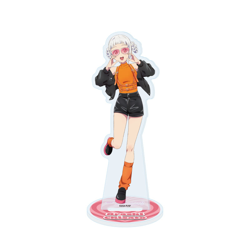 アクリルスタンド ラブライブ!スーパースター!! 25 ロックテイストVer. 嵐千砂都(描き下ろしイラスト)【予約商品】