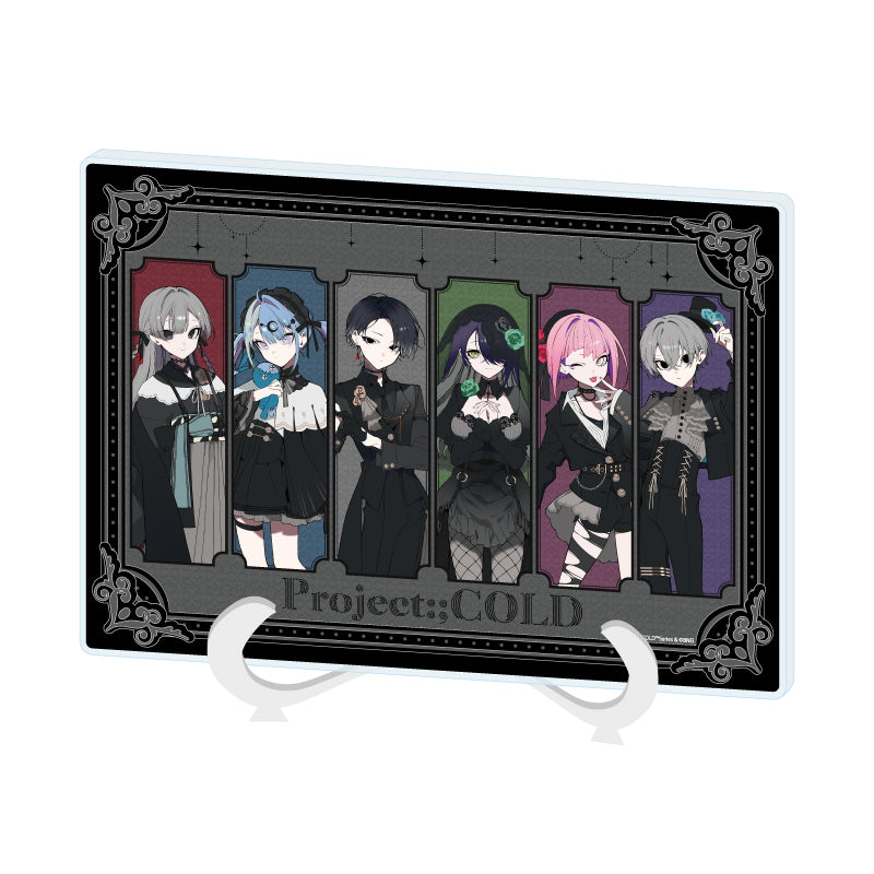 アクリルアートボード A5サイズ Project:;COLD シリーズ 01 集合デザイン(描き下ろしイラスト)【予約商品】