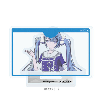 アクリルスタンドプレート Project:;COLD シリーズ 02 吉永瑠奈(公式イラスト)【予約商品】