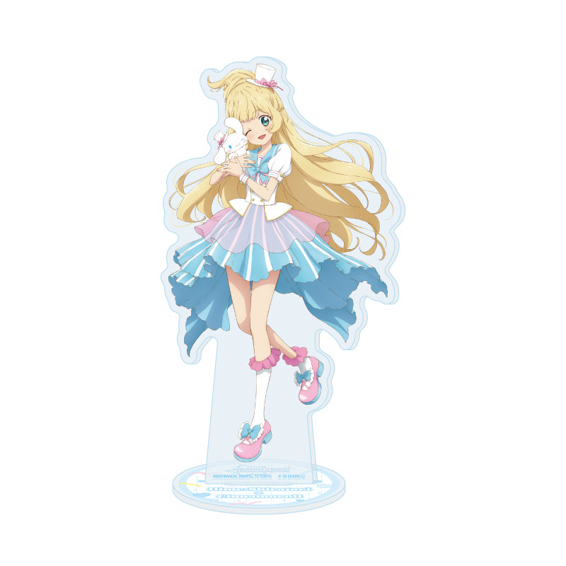 アクリルスタンド アイカツスターズ!×サンリオキャラクターズ 14 白鳥ひめ×シナモロール(コラボイラスト(等身))【予約商品】