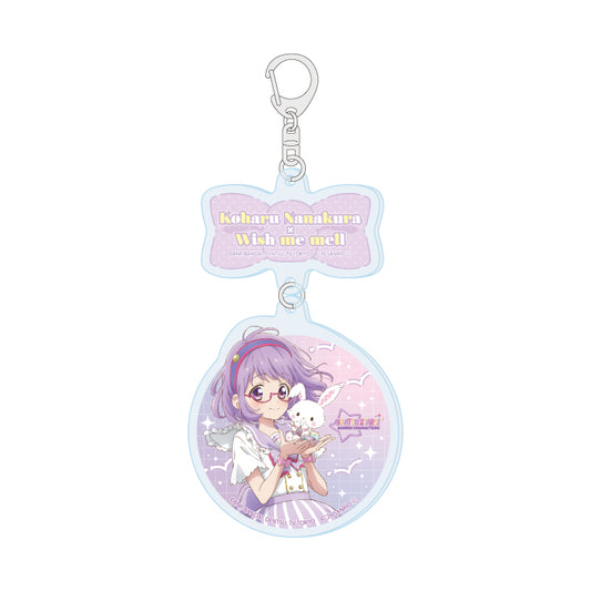 連結アクリルキーホルダー アイカツスターズ!×サンリオキャラクターズ 03 七倉小春×ウィッシュミーメル(コラボイラスト(等身))【予約商品】