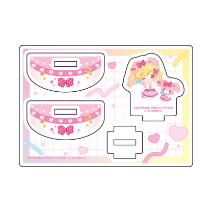 ゆらゆらアクリルスタンド アイカツスターズ!×サンリオキャラクターズ 01 虹野ゆめ×ぼんぼんりぼん(コラボイラスト(ミニキャラ))【予約商品】