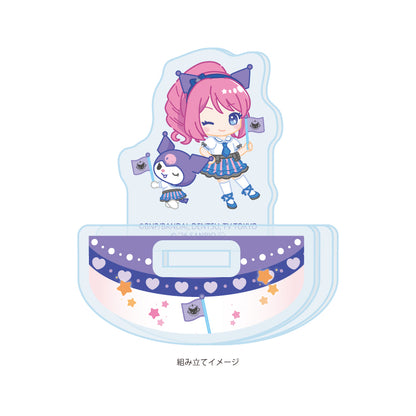 ゆらゆらアクリルスタンド アイカツスターズ!×サンリオキャラクターズ 02 桜庭ローラ×クロミ(コラボイラスト(ミニキャラ))【予約商品】