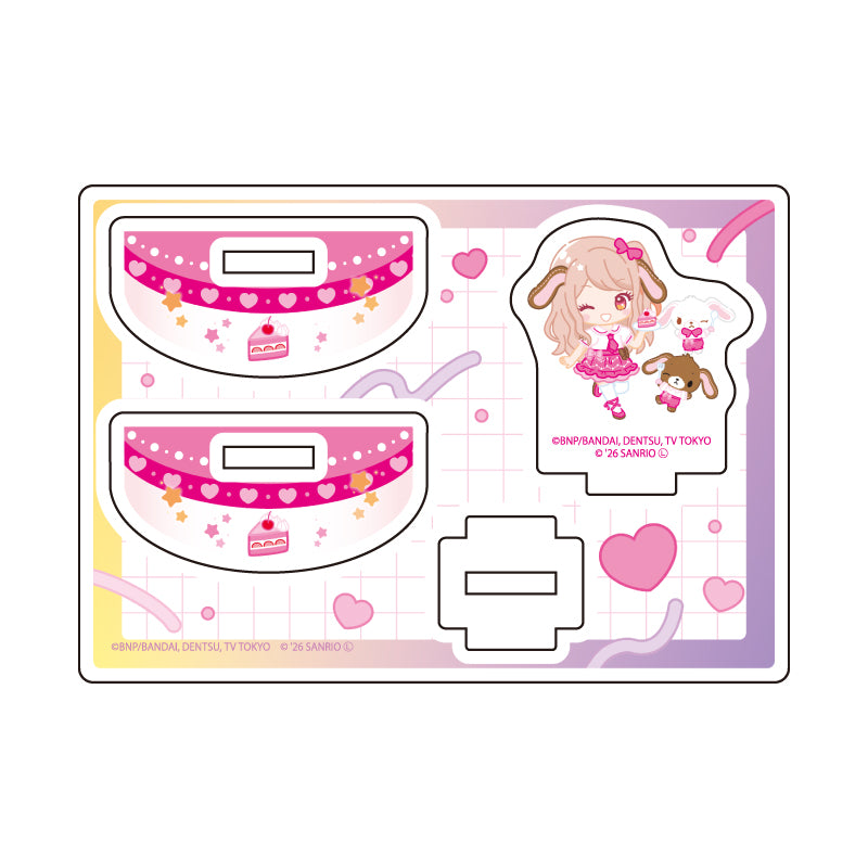 ゆらゆらアクリルスタンド アイカツスターズ!×サンリオキャラクターズ 03 香澄真昼×シュガーバニーズ(コラボイラスト(ミニキャラ))【予約商品】