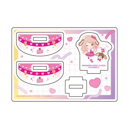 ゆらゆらアクリルスタンド アイカツスターズ!×サンリオキャラクターズ 03 香澄真昼×シュガーバニーズ(コラボイラスト(ミニキャラ))【予約商品】