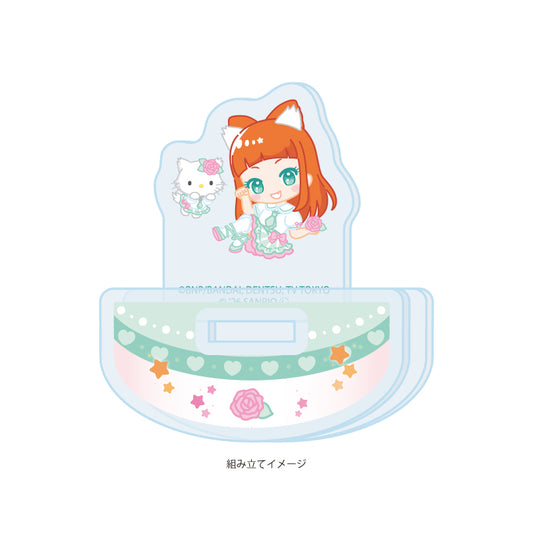 ゆらゆらアクリルスタンド アイカツスターズ!×サンリオキャラクターズ 04 早乙女あこ×チャーミーキティ(コラボイラスト(ミニキャラ))【予約商品】