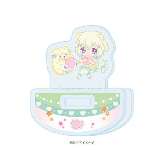 ゆらゆらアクリルスタンド アイカツスターズ!×サンリオキャラクターズ 10 双葉アリア×まるもふびより(コラボイラスト(ミニキャラ))【予約商品】
