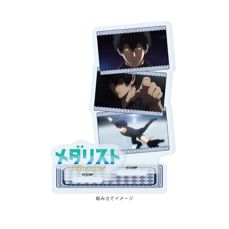 アクリルスタンドプレート メダリスト 04 夜鷹純(場面写イラスト)【予約商品】