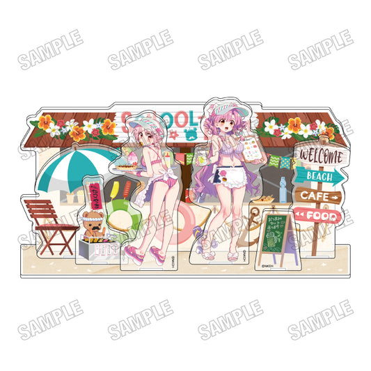 がっこうぐらし! 描き下ろしアクリルジオラマ 海の家Ver.【予約商品】
