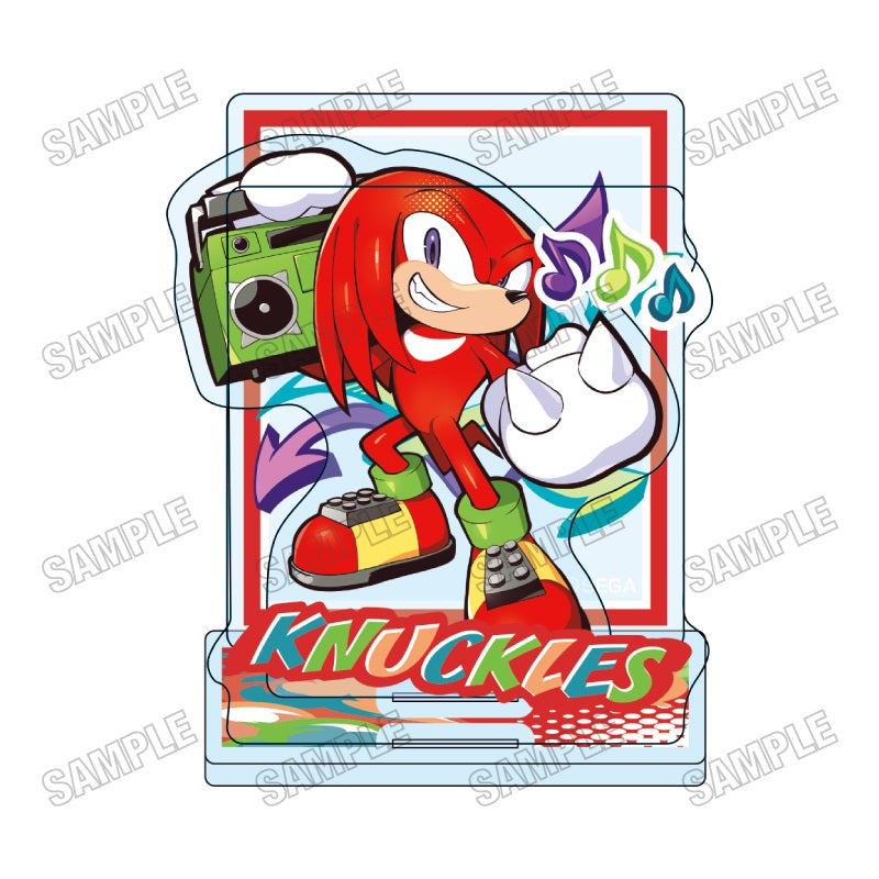 ソニック・ザ・ヘッジホッグ 描き起こしミニアクリルジオラマ 4 ナックルズ【予約商品】
