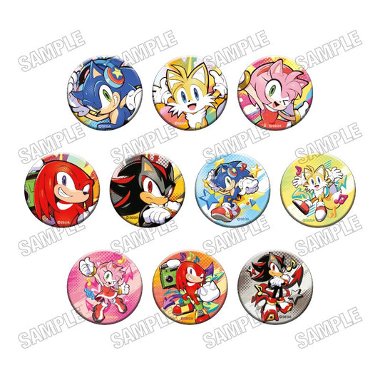 【Box/10】ソニック・ザ・ヘッジホッグ 描き起こし缶バッジコレクション【予約商品】