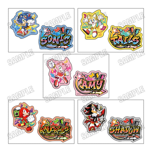 【Box/5】ソニック・ザ・ヘッジホッグ 描き起こしステッカーコレクション【予約商品】