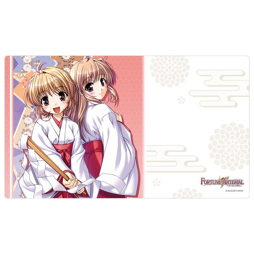 FORTUNE ARTERIAL ラバーマット 悠木かなで&悠木陽菜/巫女服【予約商品】