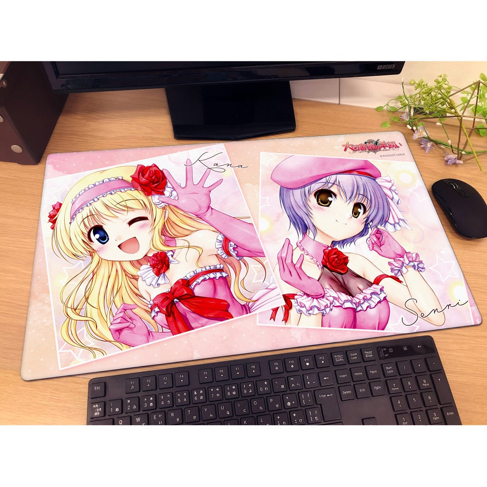 大図書館の羊飼い ラバーマット 御園千莉&鈴木佳奈/ドレス【予約商品】