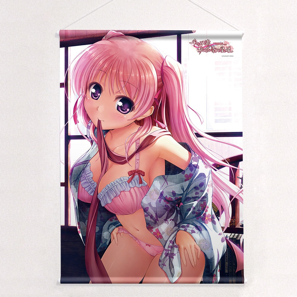 千の刃濤、桃花染の皇姫 B2タペストリー 宮国朱璃/着替え Wスエード【予約商品】