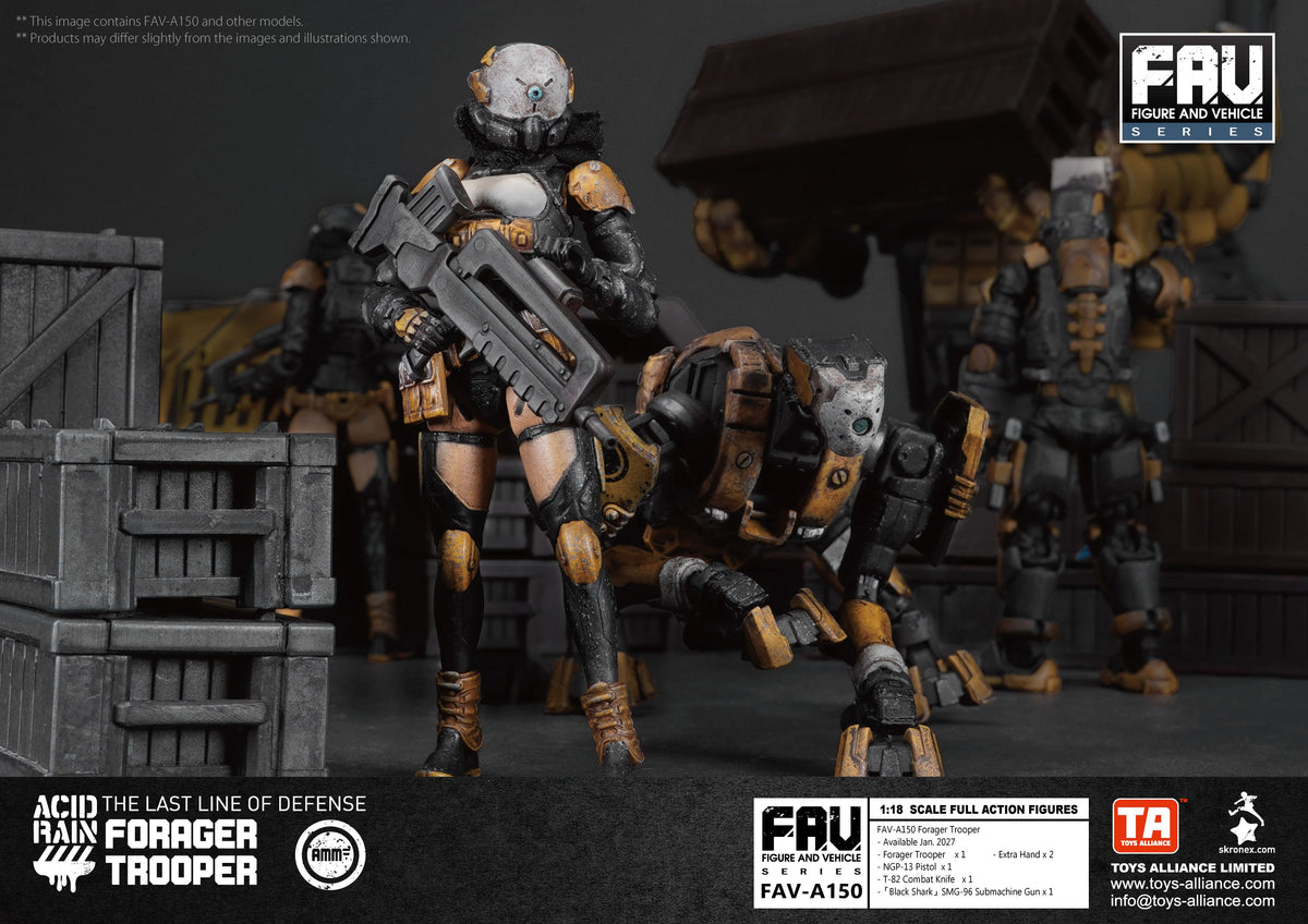 004_TOYS ALLIANCE LIMITED アシッドレイン 1/18スケール FAV-A150 フォレジャー・トルーパー【予約商品】