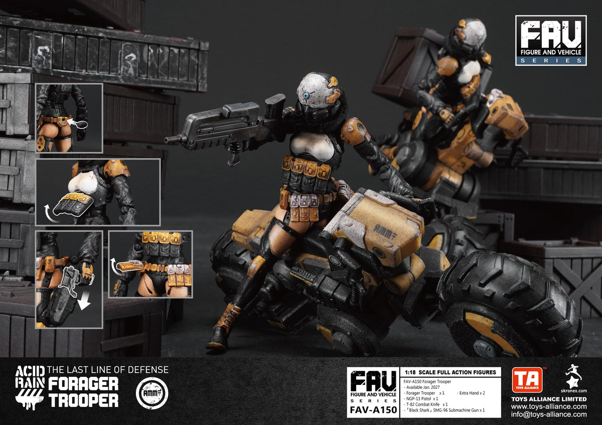 004_TOYS ALLIANCE LIMITED アシッドレイン 1/18スケール FAV-A150 フォレジャー・トルーパー【予約商品】