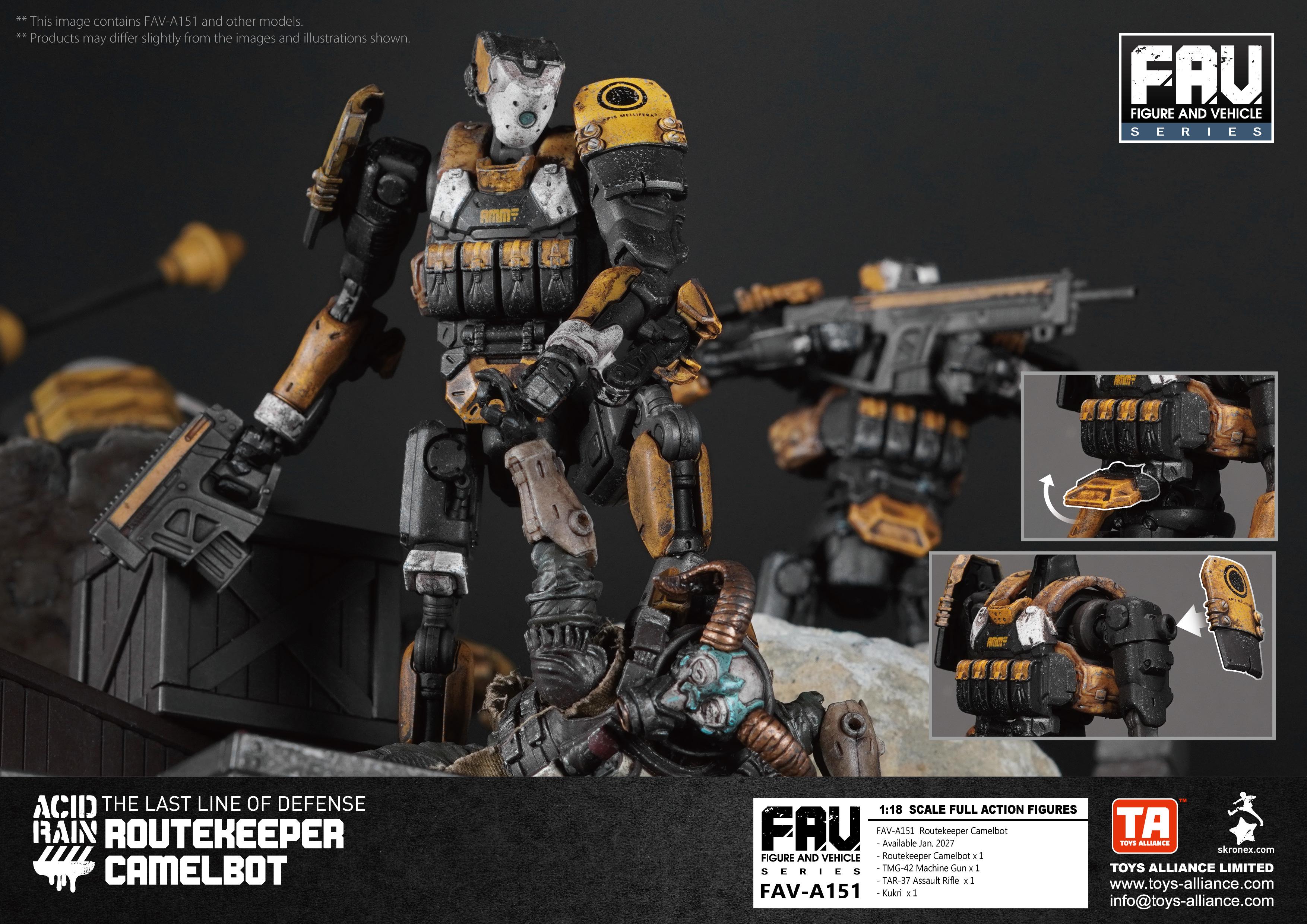 005_TOYS ALLIANCE LIMITED アシッドレイン 1/18スケール FAV-A151