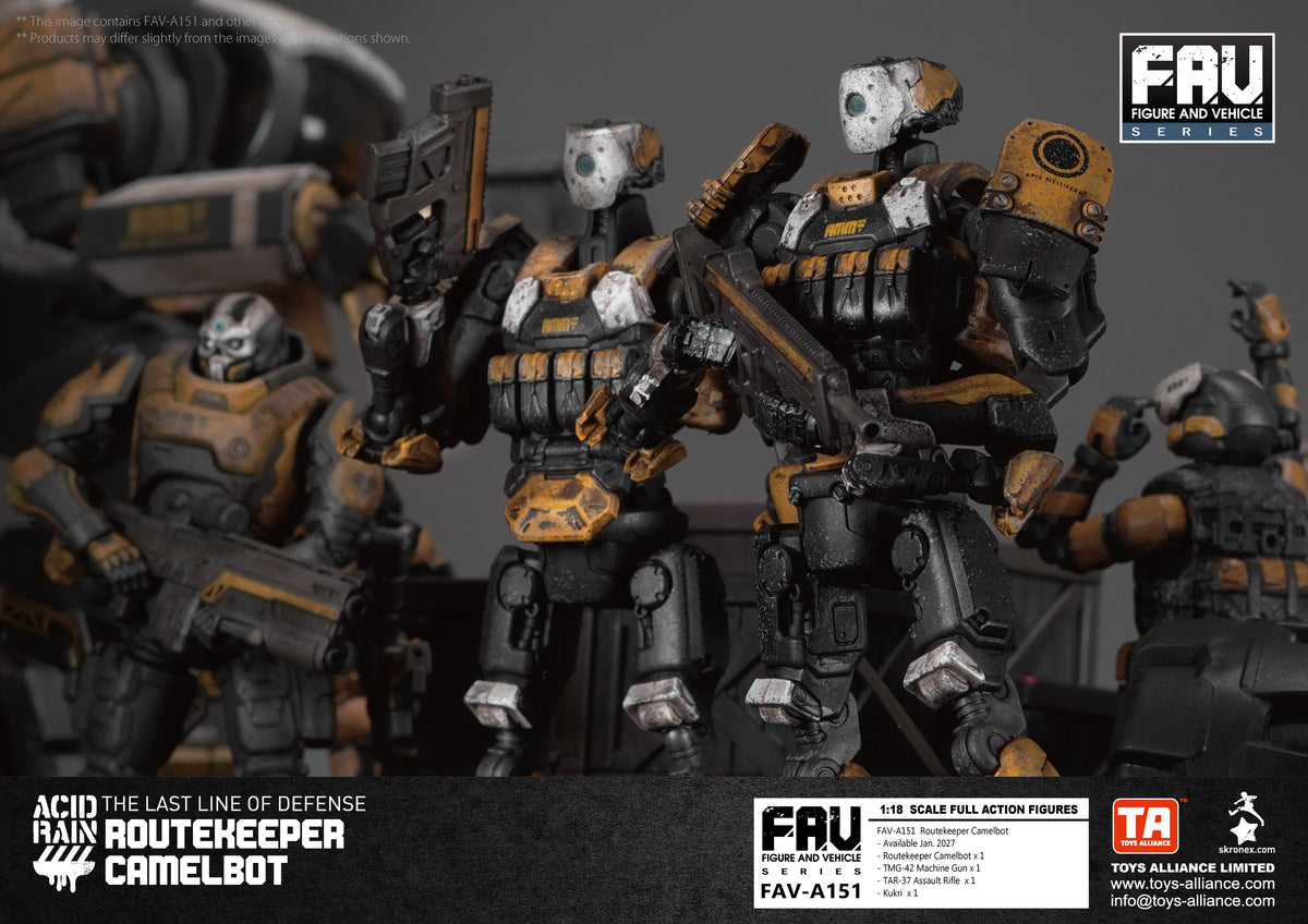 005_TOYS ALLIANCE LIMITED アシッドレイン 1/18スケール FAV-A151 ルートキーパー・キャメルボット【予約商品】