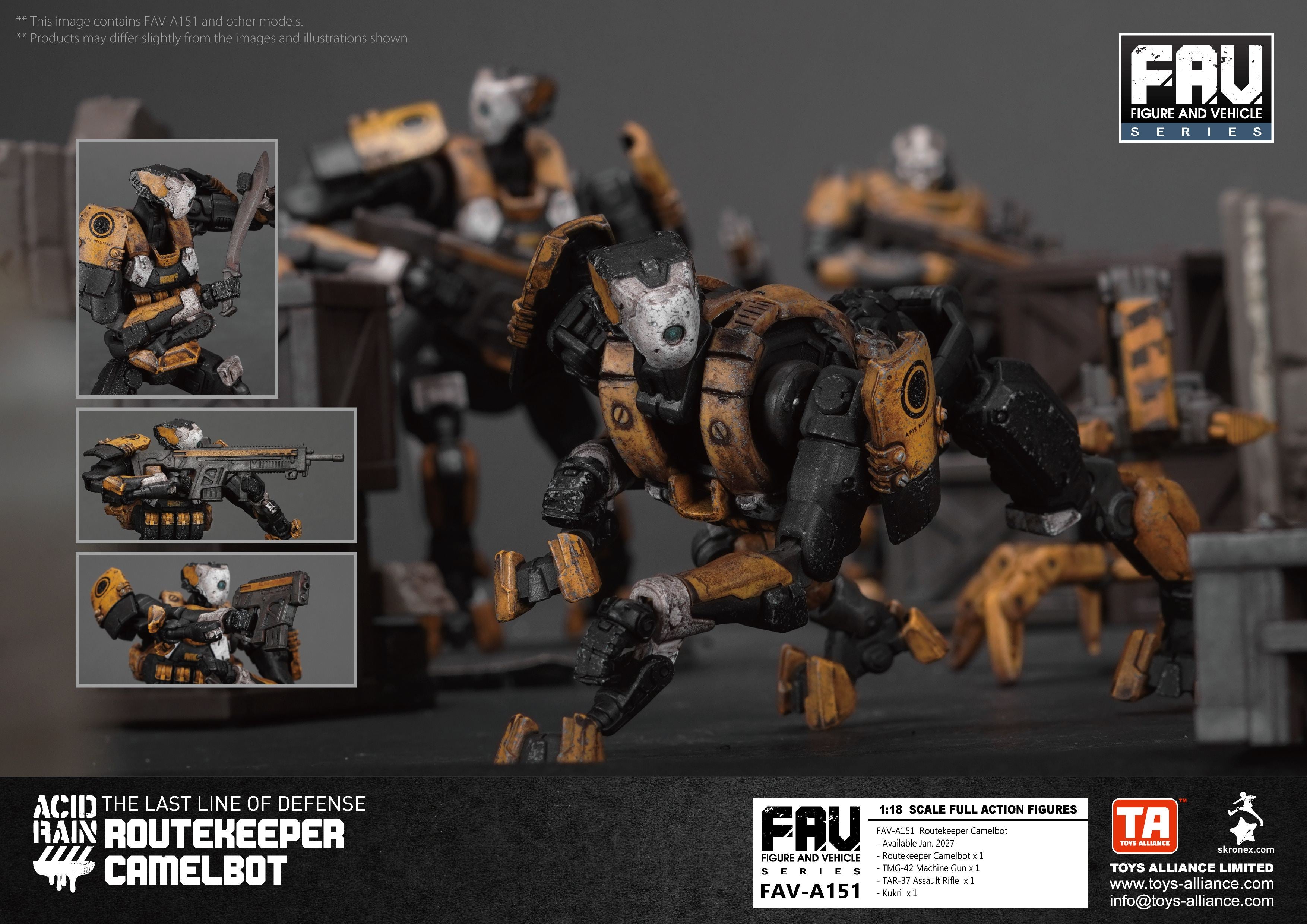 005_TOYS ALLIANCE LIMITED アシッドレイン 1/18スケール FAV-A151