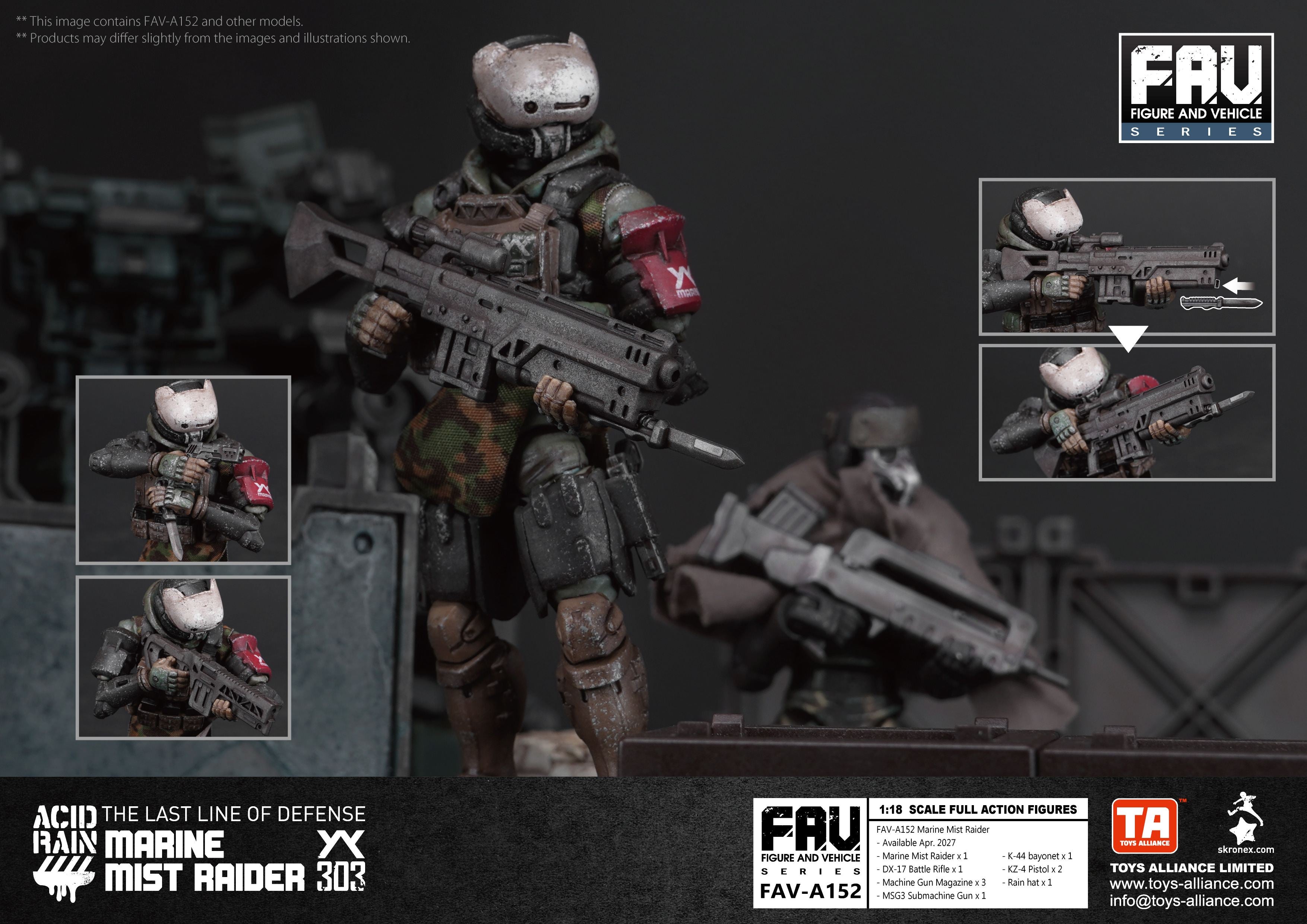 001_TOYS ALLIANCE LIMITED アシッドレイン 1/18スケール FAV-A152