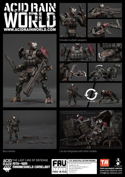 002_TOYS ALLIANCE LIMITED アシッドレイン 1/18スケール FAV-A153 MTH-42m マリーンシールド・キャメルボット【予約商品】