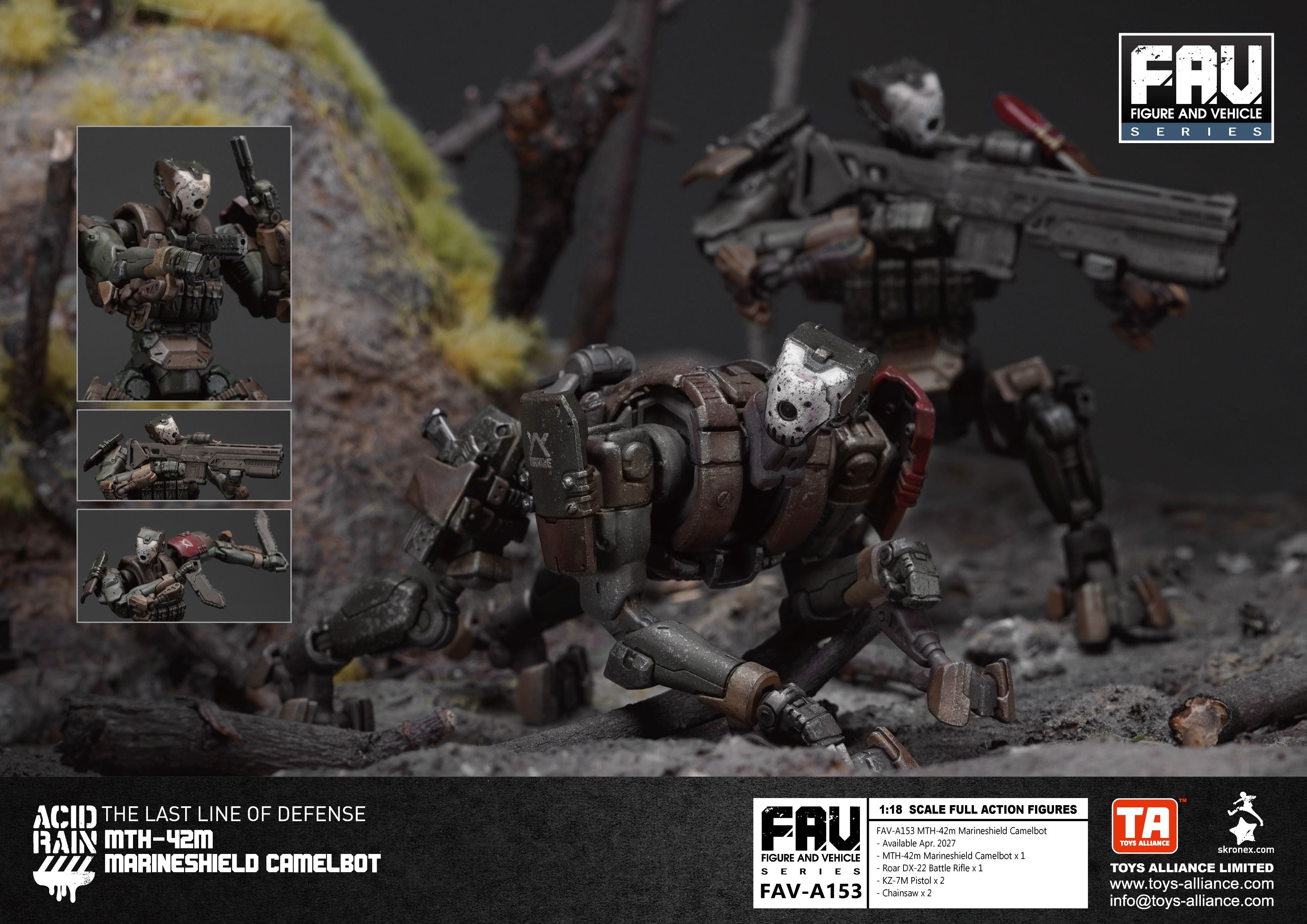 002_TOYS ALLIANCE LIMITED アシッドレイン 1/18スケール FAV-A153 MTH