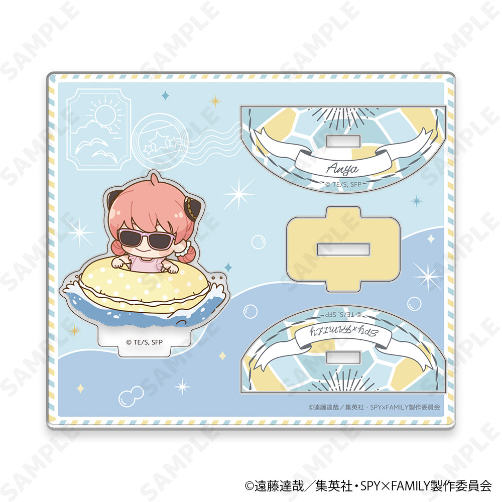 SPY×FAMILY ゆらつんアクリルスタンド ミニキャラVer. 2 海遊び[夏のおでけけ]【予約商品】