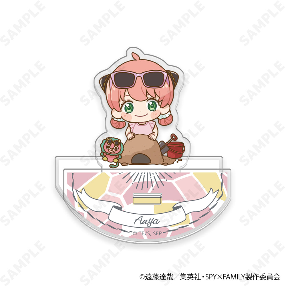 SPY×FAMILY ゆらつんアクリルスタンド ミニキャラVer. 3 砂浜遊び[夏のおでけけ]【予約商品】