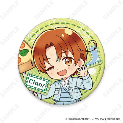 【Box/8】ヘタリア World☆Stars トレーディング缶バッジ-Greetings with Denim Style-[ドレセレmini]【予約商品】