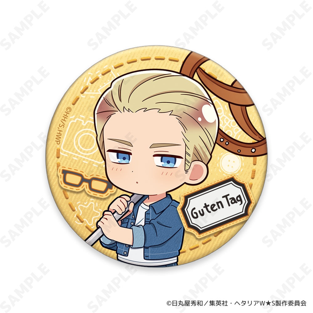 【Box/8】ヘタリア World☆Stars トレーディング缶バッジ-Greetings with Denim Style-[ドレセレmini]【予約商品】