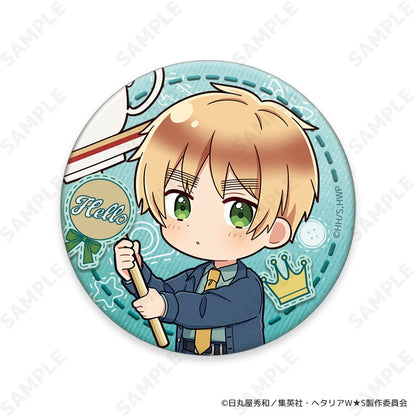 【Box/8】ヘタリア World☆Stars トレーディング缶バッジ-Greetings with Denim Style-[ドレセレmini]【予約商品】