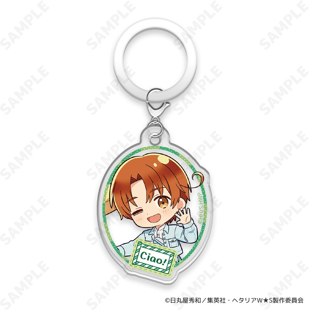 【Box/8】ヘタリア World☆Stars トレーディングわっかチャーム-Greetings with Denim Style-[ドレセレmini]【予約商品】