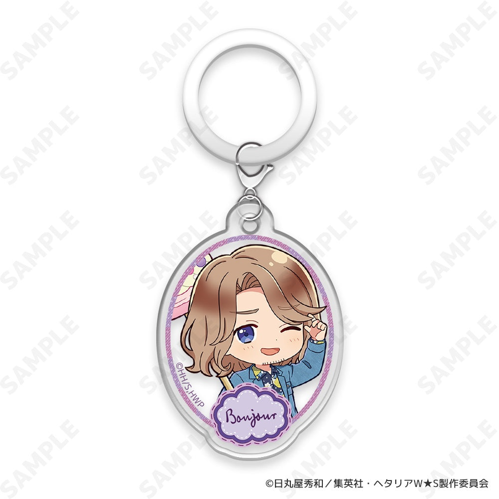 【Box/8】ヘタリア World☆Stars トレーディングわっかチャーム-Greetings with Denim Style-[ドレセレmini]【予約商品】