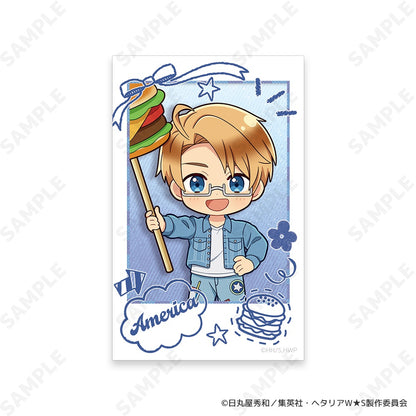 【Box/8】ヘタリア World☆Stars トレーディングミニフォトカード-Greetings with Denim Style-[ドレセレmini]【予約商品】