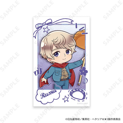 【Box/8】ヘタリア World☆Stars トレーディングミニフォトカード-Greetings with Denim Style-[ドレセレmini]【予約商品】